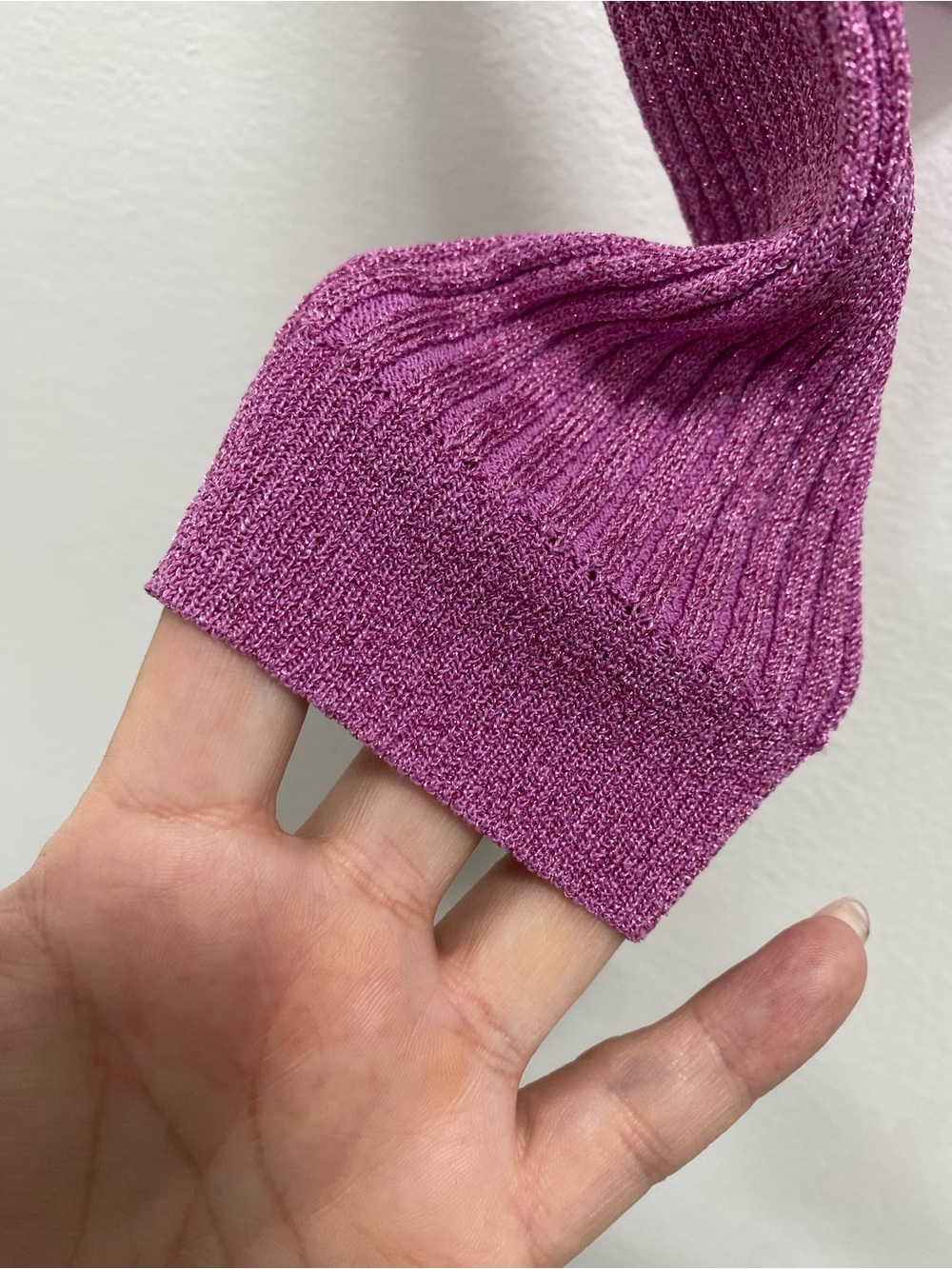 LoveShackFancy Pink Ribbed Heart-Button Cardigan - Picture 8 of 10